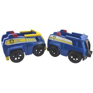 Paw Patrol Chase Patrol Vehicle Lot of 2 Cars‎ Pre-Owned